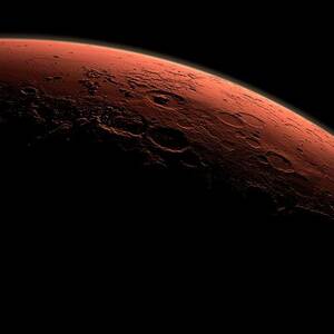 Dawn On Mars by Science Photo Library