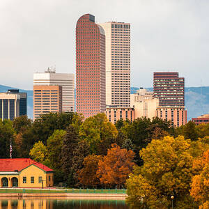 Denver in the Fall by Gregory Ballos
