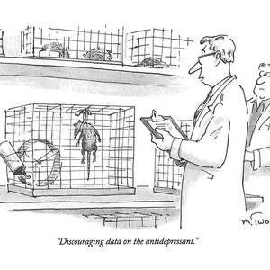Discouraging Data On The Antidepressant by Mike Twohy