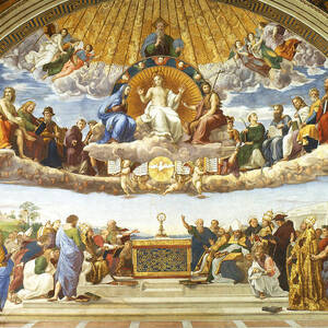 Disputation of Holy Sacrament. by Raphael
