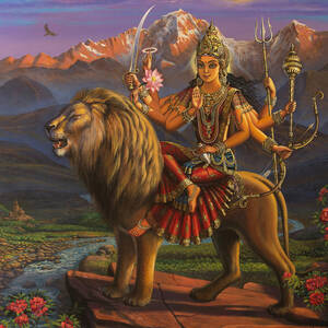 Durga Ma by Vrindavan Das