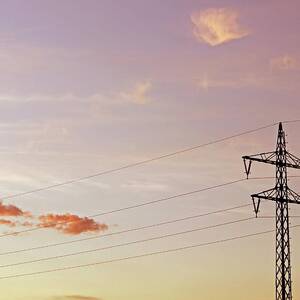 Electricity Wires And Pylon by Science Photo Library