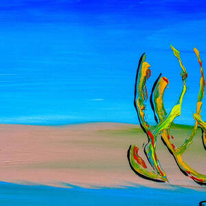 Blue Sky Minimalist Painting Canvas Print / Canvas Art by Eliza Donovan -  Pixels