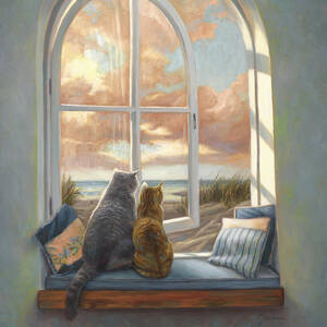 Enjoying The View by Lucie Bilodeau