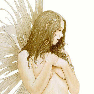 Faerie portrait by John Silver