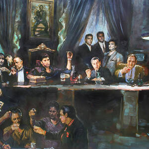 Fallen Last Supper Bad Guys by Ylli Haruni