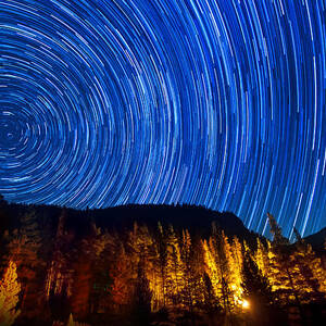 Colorado Star Trails by Mark Andrew Thomas