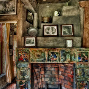 Fonthill Castle Bedroom Fireplace by Susan Candelario