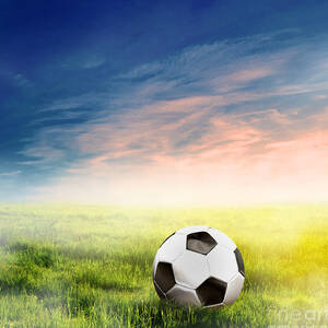 Football soccer ball on green grass Photograph by Michal Bednarek ...