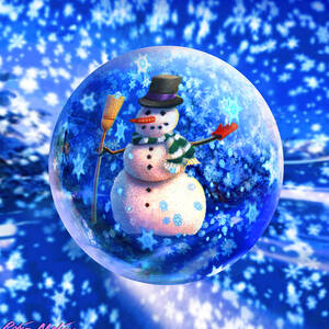 Frosty the Snowglobe by Robin Moline