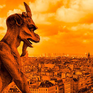 Gargoyle Guardian of Paris by Mark Tisdale