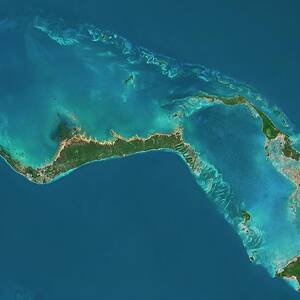 Grand Bahama And Abaco Islands by Science Photo Library