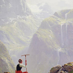 High in the Mountains by Hans Andreas Dahl