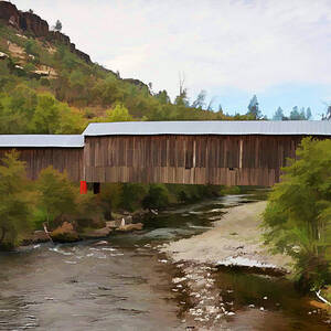 Honey Run covered Bridge by Ron Roberts