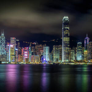 Hong Kong Skyline by Tom Wang