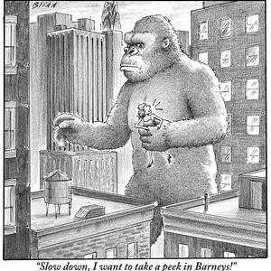 King Kong Stands In A Large City by Harry Bliss