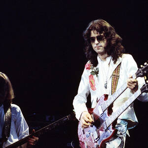 Led Zeppelin Jimmy Page 1977 by Chris Walter