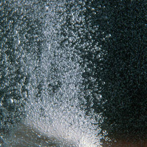 Limestone In Acid by Science Photo Library