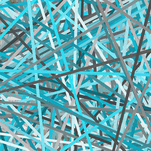 Link - Turquoise And Gray Abstract by Lourry Legarde