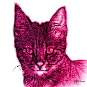 Magenta Savannah Cat - 5462 F S by James Ahn