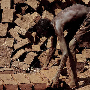 Making Mud Bricks by Science Photo Library