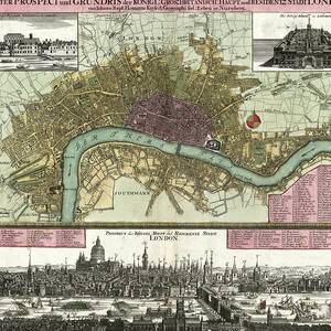 Map Of London by Science Photo Library