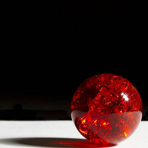 Marbles Red 2 by John Brueske