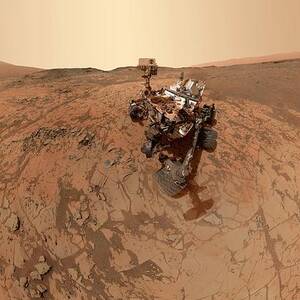 Mars Curiosity Rover Self-portrait by Science Photo Library