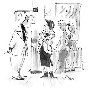 Mary Boone Was Not Avoiding Me.  I Was Avoiding by Lee Lorenz