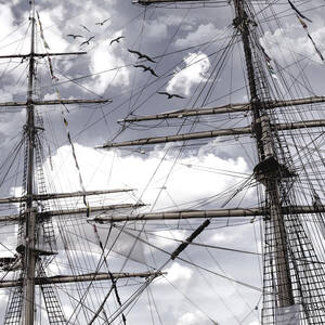 masts sailing