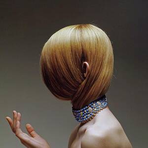 Model Wearing A Cartier Necklace by Bert Stern