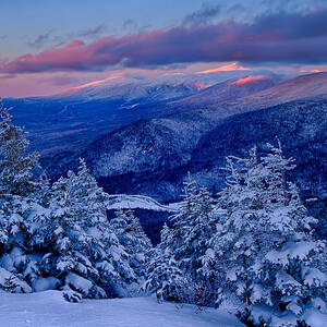 Mount Washington In The Evening Light From Mt Avalon by Jeff Sinon