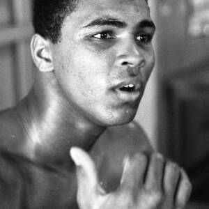 Muhammad Ali Intently by Retro Images Archive