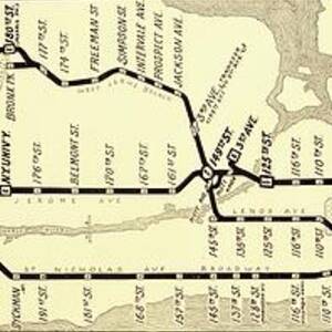 New York Subway Map by Science Photo Library