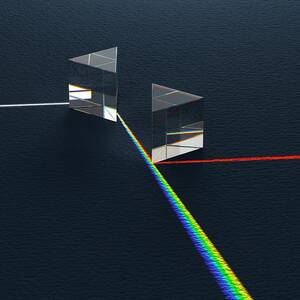 Newtonian Prism Arrangement by Science Photo Library