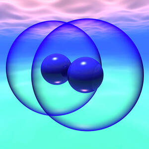 Nitrogen Molecule by Science Photo Library