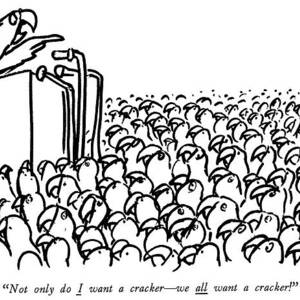 Not Only Do I Want A Cracker - We All Want by Frank Modell