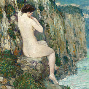 Nude. Isle of Shoals by Childe Hassam
