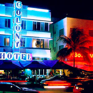 Ocean Drive Polaroid  by Gary Dean Mercer Clark