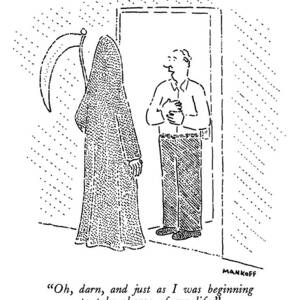 Oh, Darn, And Just As I Was Beginning To Take by Robert Mankoff