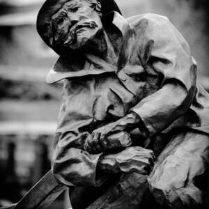 Old Man In Canal Park by Duluth To Door County Photography