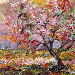 On The Way To Grandma There Is A Tree I Love Spring by Ginette Callaway