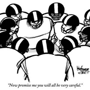 One Football Player Says To The Others by Kaamran Hafeez
