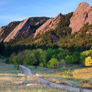 Path To Boulder Colorado Flatirons by Beklaus