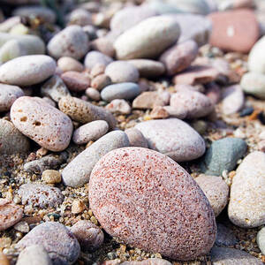 Pebbles On A Beach by Science Photo Library