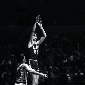 Pete Maravich Shooting From Distance by Retro Images Archive