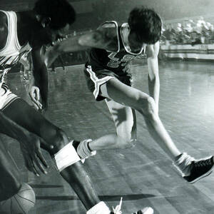 Pete Maravich Tricky Pass by Retro Images Archive