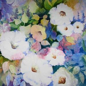 Blue Hydrangea Painting by Marilyn Clement - Fine Art America