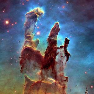 Pillars Of Creation In Eagle Nebula by Science Photo Library