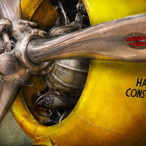 Plane - Pilot - Prop - Twin Wasp by Mike Savad